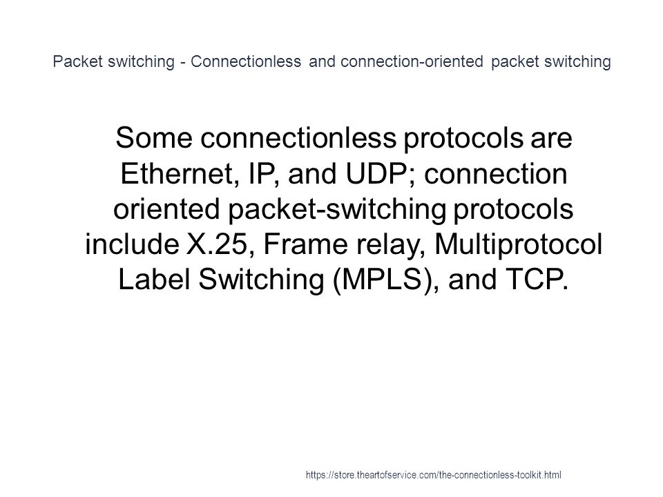 Connectionless - ppt download