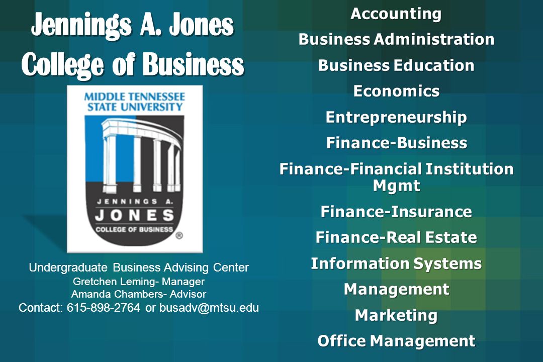 Undergraduate Business Advising Center Gretchen Leming Manager 1 Undergraduate Business Advising