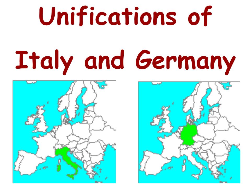unifications of italy and germany q what does unification unification of italy and germany