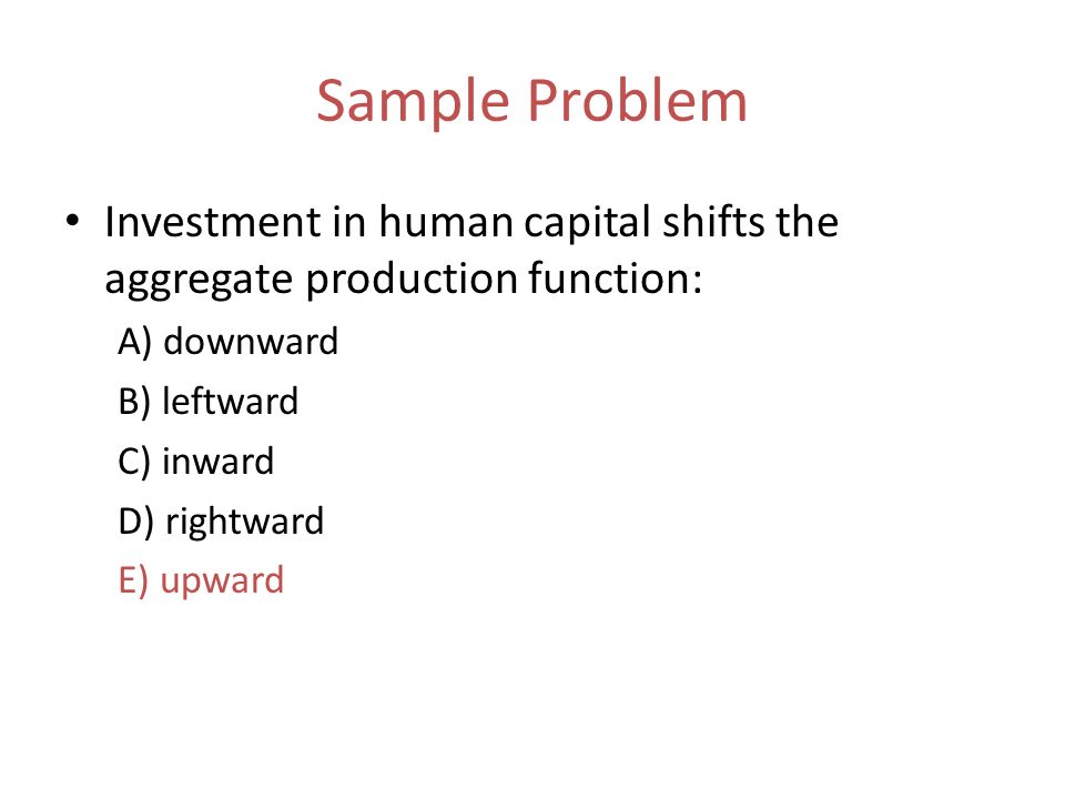 Investment in human capital shifts the aggregate production function Expert Advisor for forex rating of the best