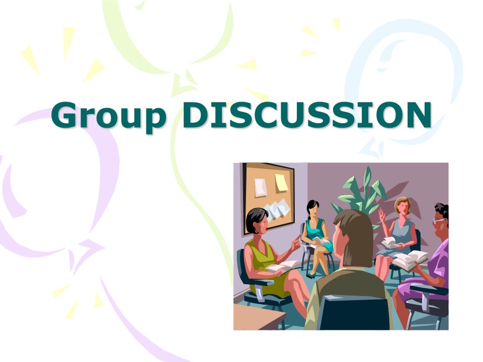 Type of discussion. Group definition