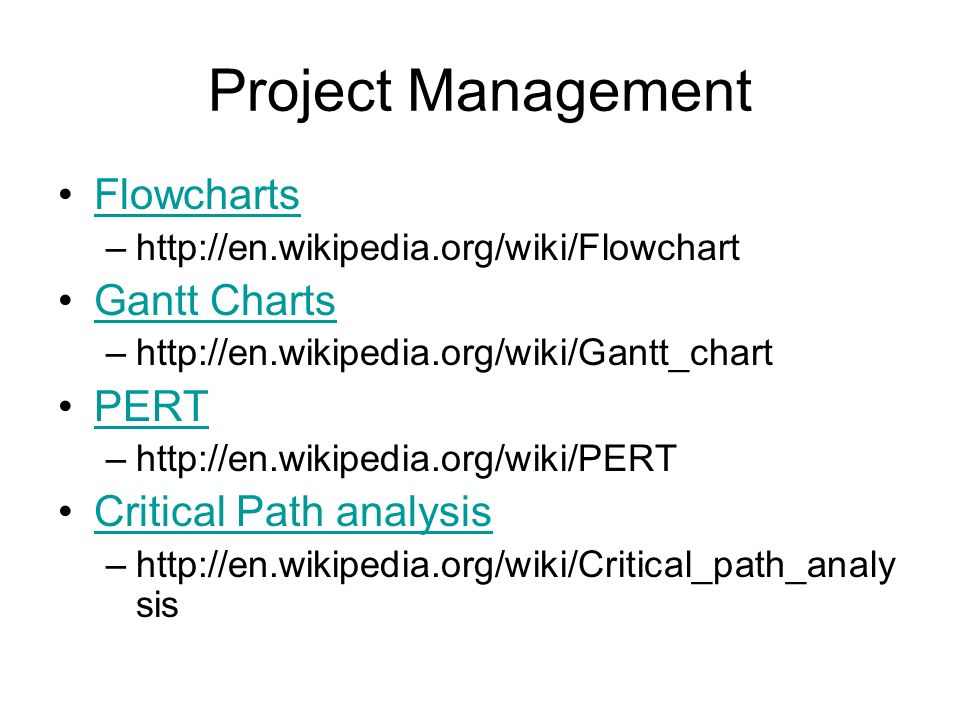 Pert And Gantt Charts Wiki