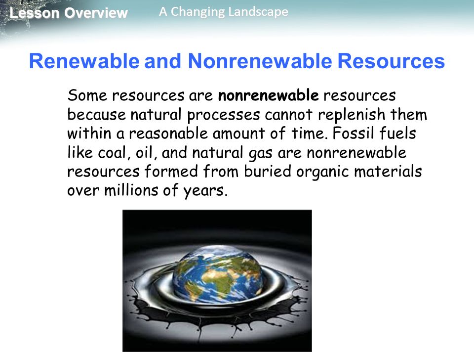 Lesson Overview Lesson Overview A Changing Landscape 6 1 A Changing Landscape Describe Human Activities That Can Affect The Biosphere Describe The Ppt Download