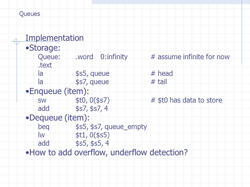 Chapter 7: Memory and Data Structures Arrays Stacks Queues. - ppt download