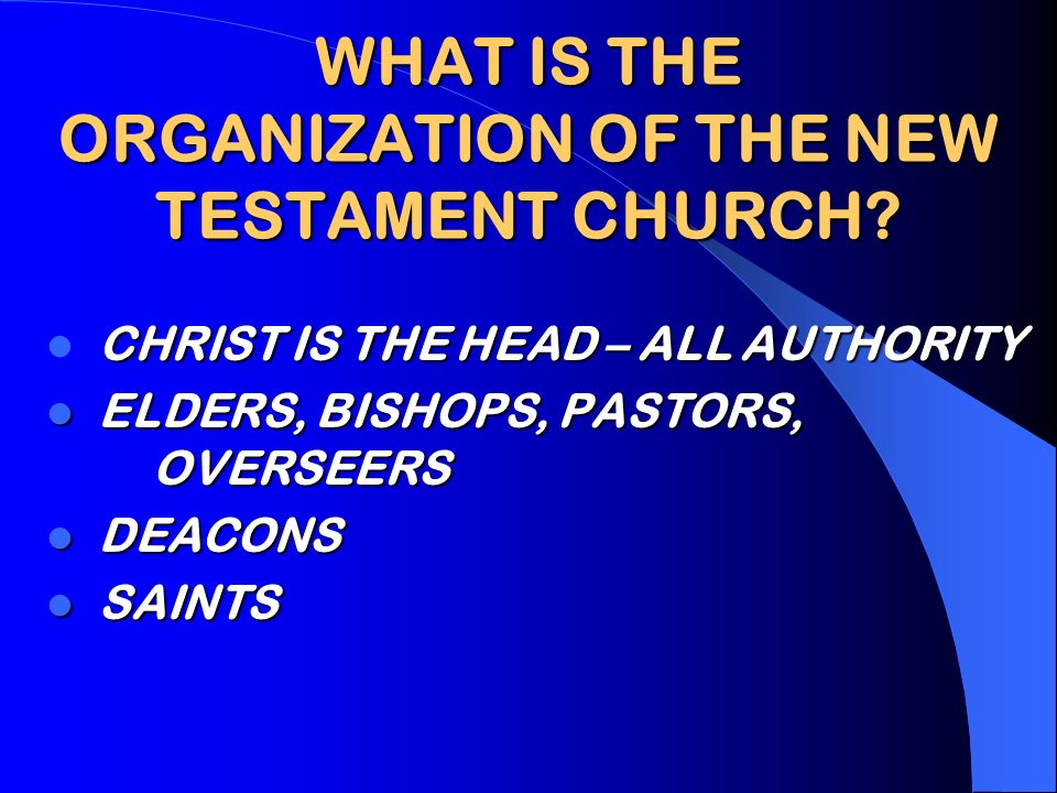 THE NEW TESTAMENT CHURCH THE PLANT THAT GOD HATH PLANTED MATTHEW 16:13 ...