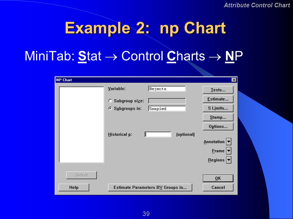 Np Chart Minitab