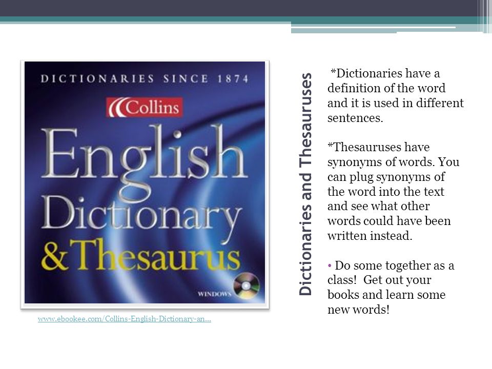 Use Pictures Ilrations And Diagrams Ask Someone To Define The Dictionaries And Thesauruses Have A Definition Of The Word It Is Used In