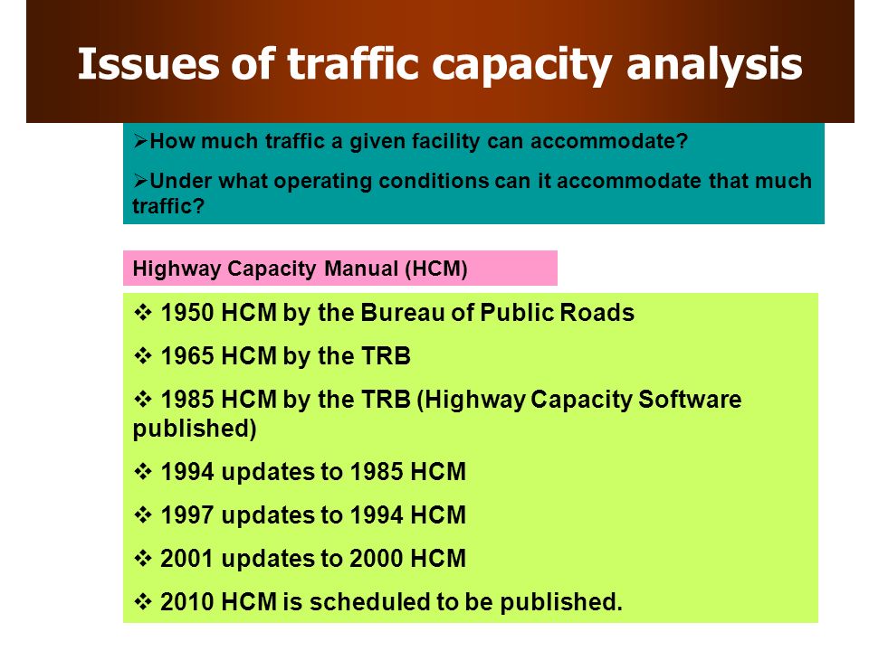 Capacity Capacity