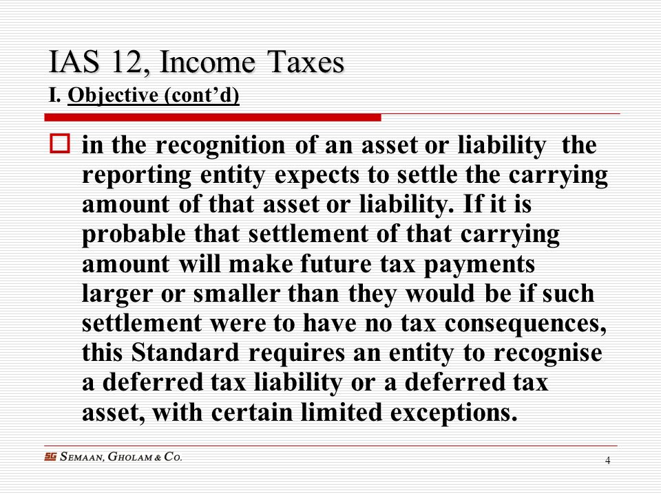 international accounting standard 12 income taxes ppt download projected cash flow statement pdf assets and liabilities explained