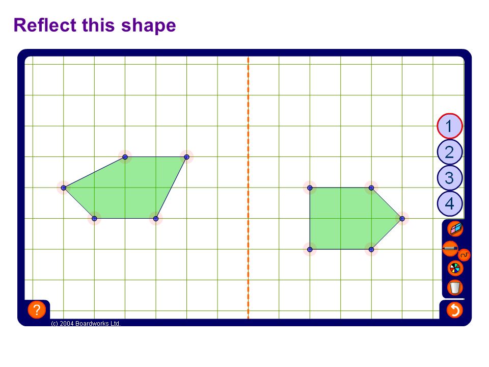 Transformations Reflection An Object Can Be Reflected In A Mirror Line Or Axis Of Reflection To Produce An Image Of The Object For Example Each Point Ppt Download