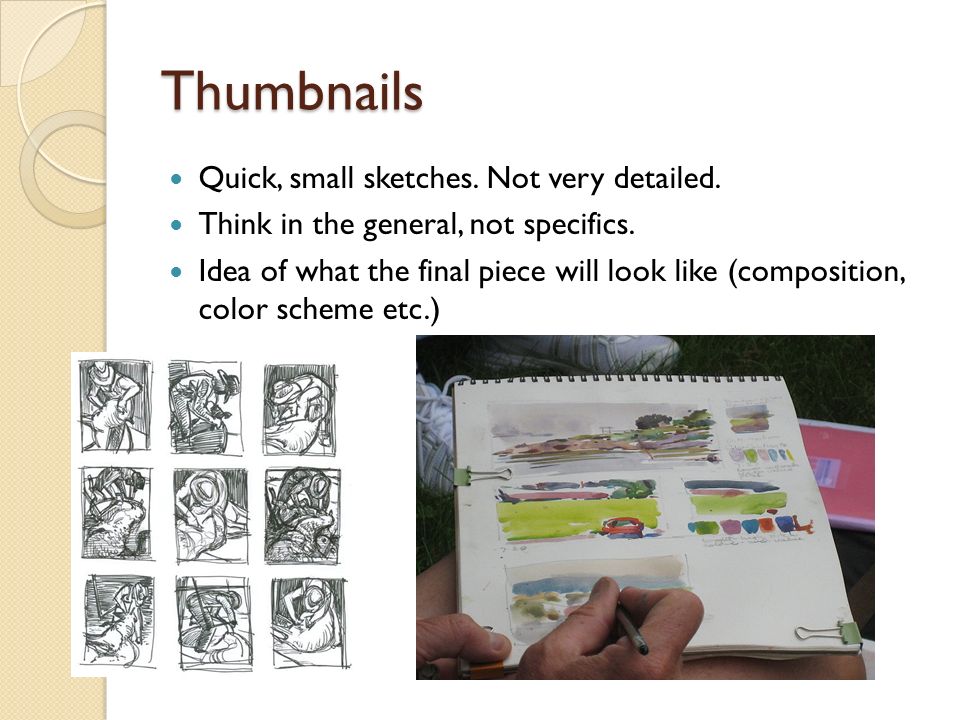 Sketchbook Project How Do Artists Use Sketchbooks As A Journal To Record Observations To Collect Ideas To Make Thumbnail Sketches To Make Rough Drafts Ppt Download