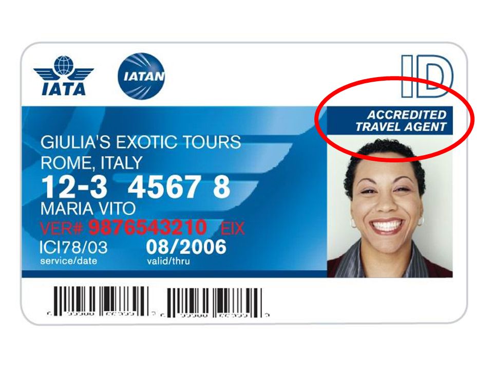 Iata Id Card For Travel Agent