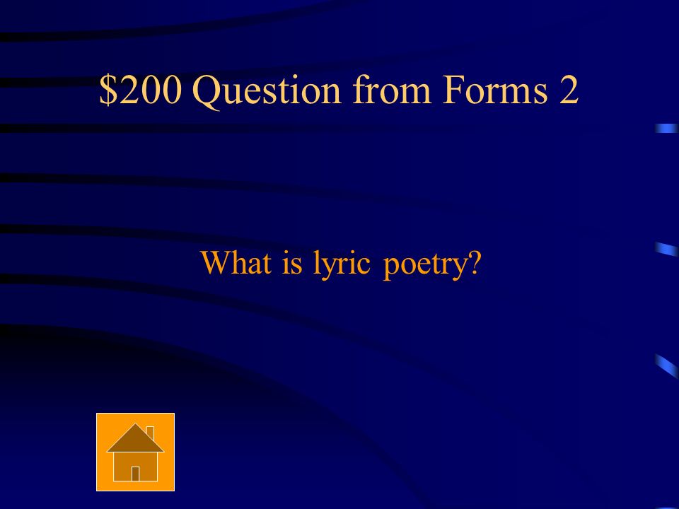 $100 Answer from Forms 2 Haiku