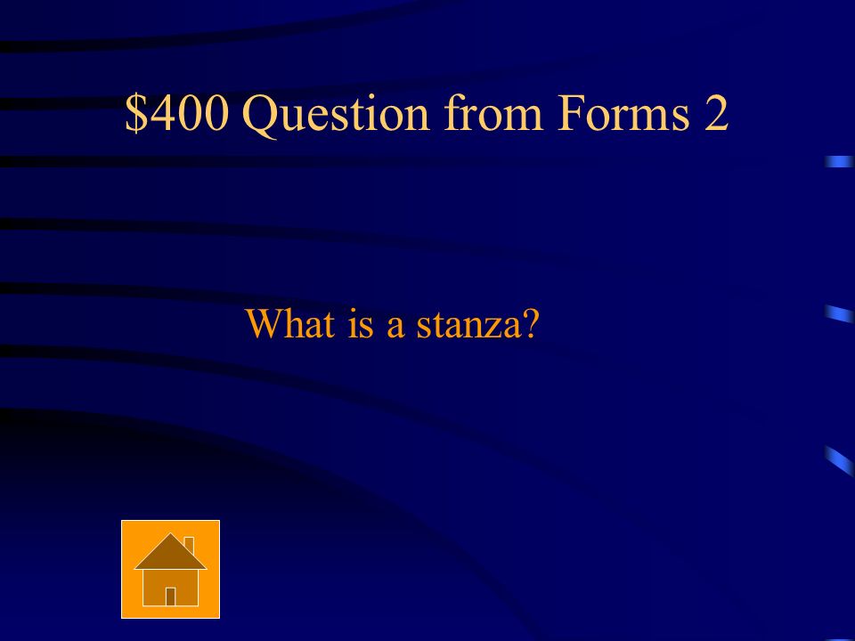 $300 Answer from Forms 2 It is a concrete poem.