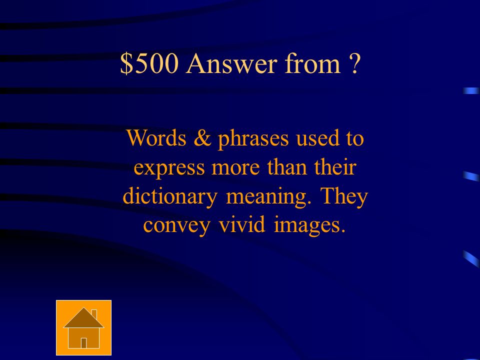 $500 Question from What is figurative language