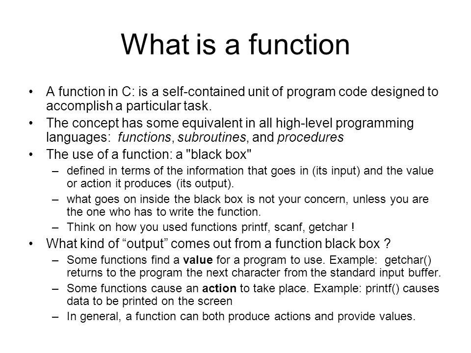 Computer programming Lectures 6&7. Lectures 6&7: Outline Functions ...