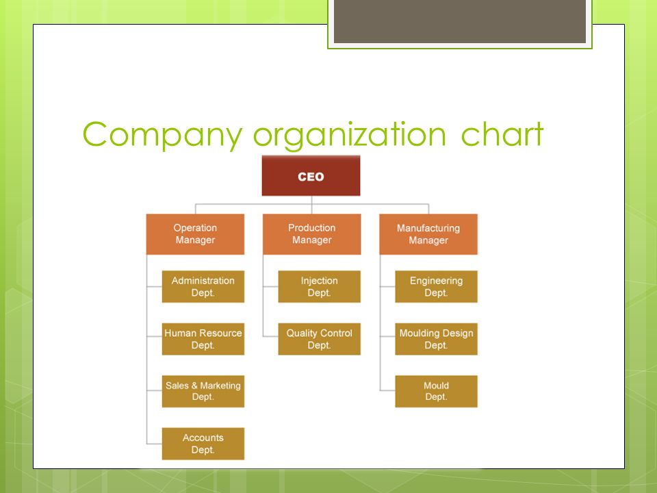 Unit 2  Topic:  Company organization chart  Company objective. - ppt  download