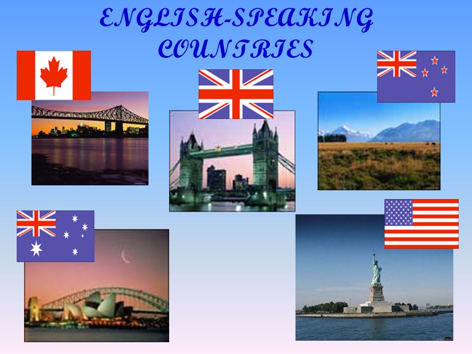 ENGLISH-SPEAKING COUNTRIES