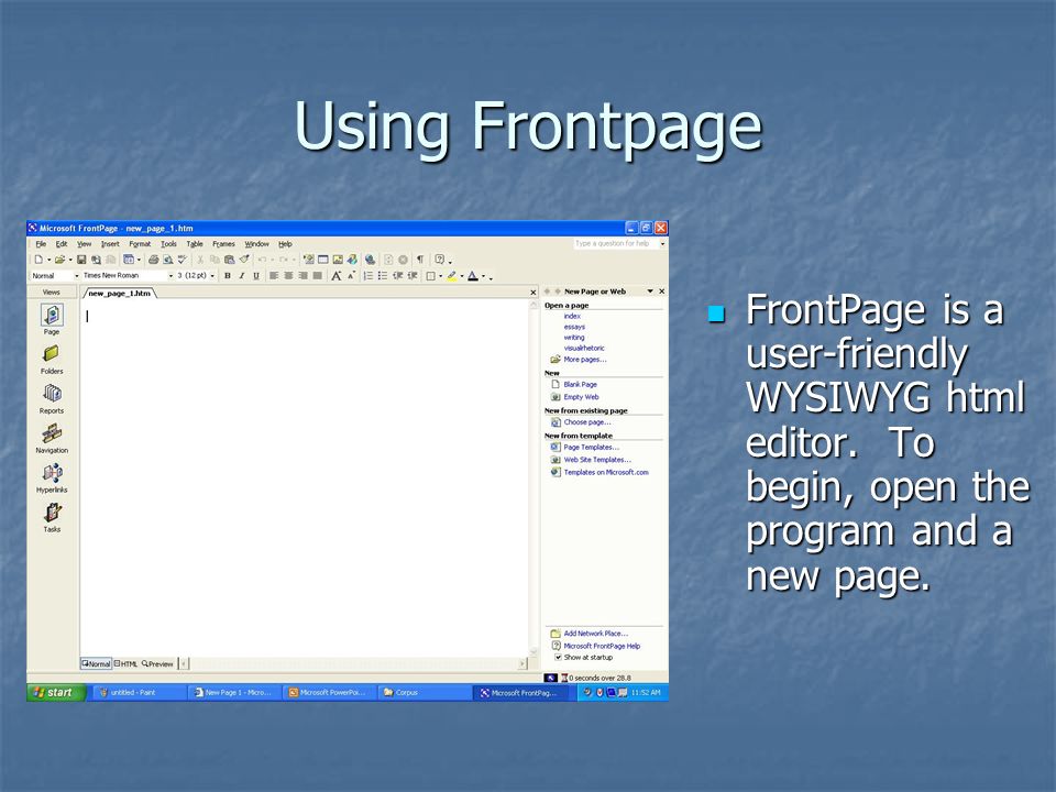 microsoft frontpage online editor microsoft frontpage online editor