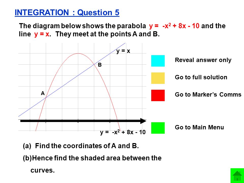 Integration Please Choose A Question To Attempt From The Following Ppt Download
