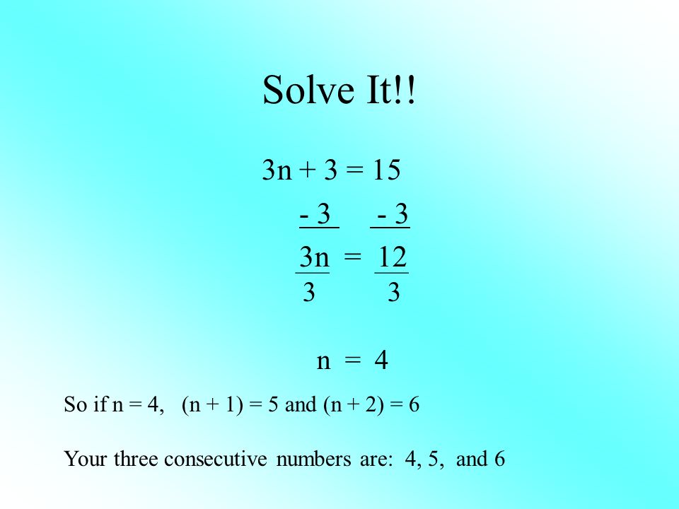 Solve It!.