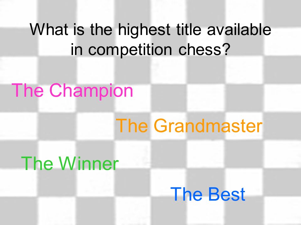 Introduction To Chess Basics - TriviaCreator