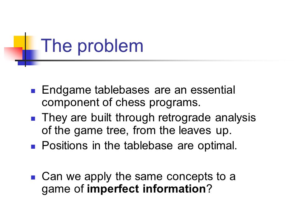 endgame tablebase solved for endgame tablebase solved for