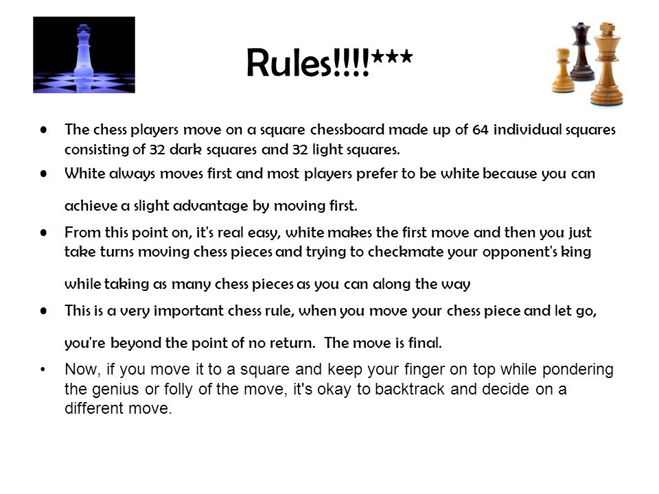 Rules for playing chess, an advantage, an essay, and an Explanation of the Chess  game's rule