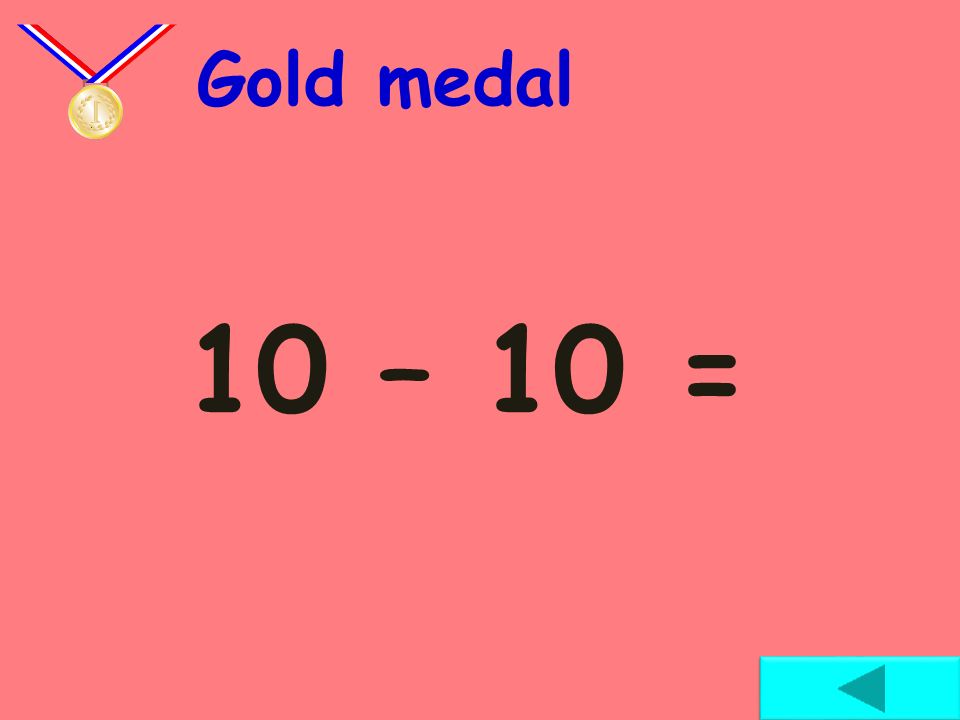 7 – 7 = Silver medal