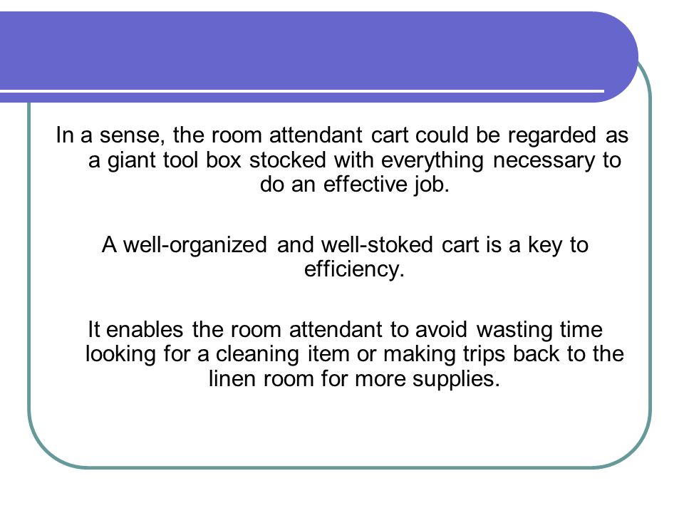 Guestroom Cleaning Preparing To Clean In Most Properties