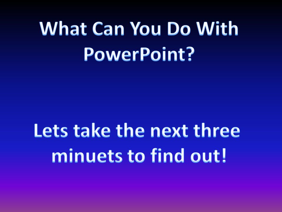 These are the three most common logos for PowerPoint!