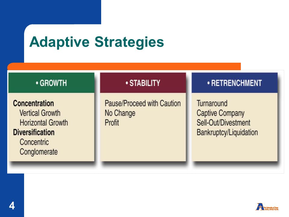 Strategy Formulation HCAD Strategies 4 Adaptive Strategies. - ppt download