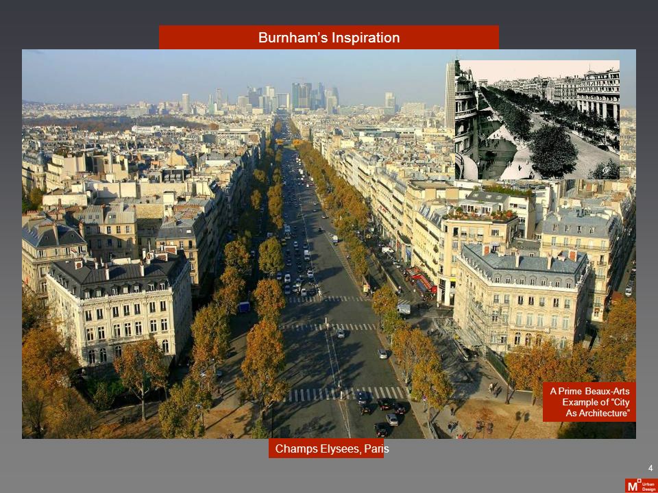 Burnham’s Inspiration Champs Elysees, Paris 4 A Prime Beaux-Arts Example of City As Architecture