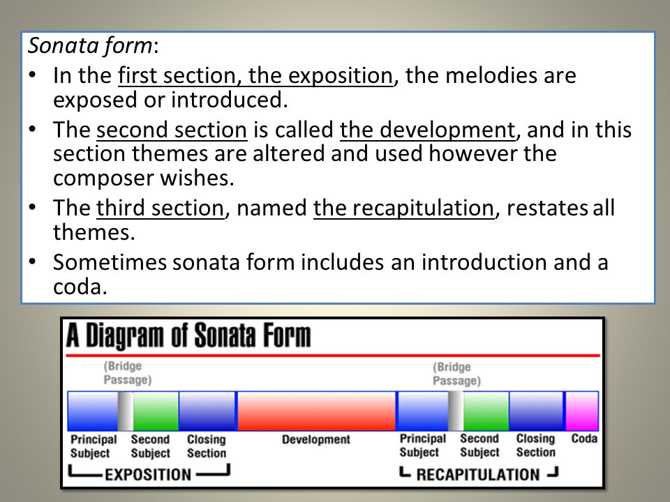 characteristics of a sonata