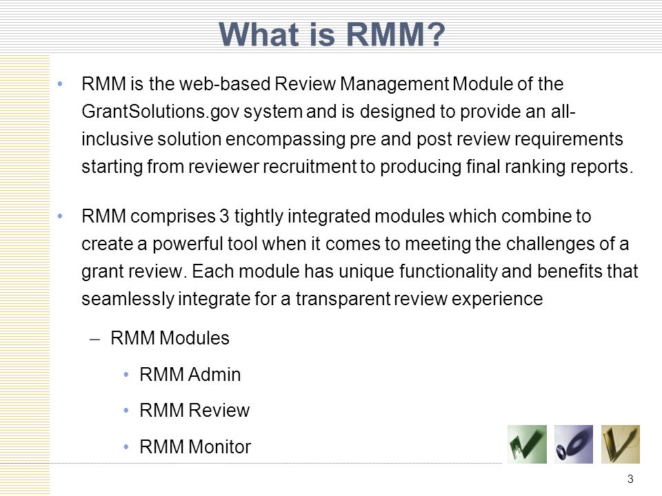 What is RMM.