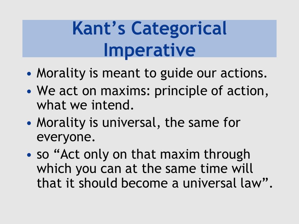 Michael Lacewing Kant S Categorical Imperative Michael Lacewing Ppt Download