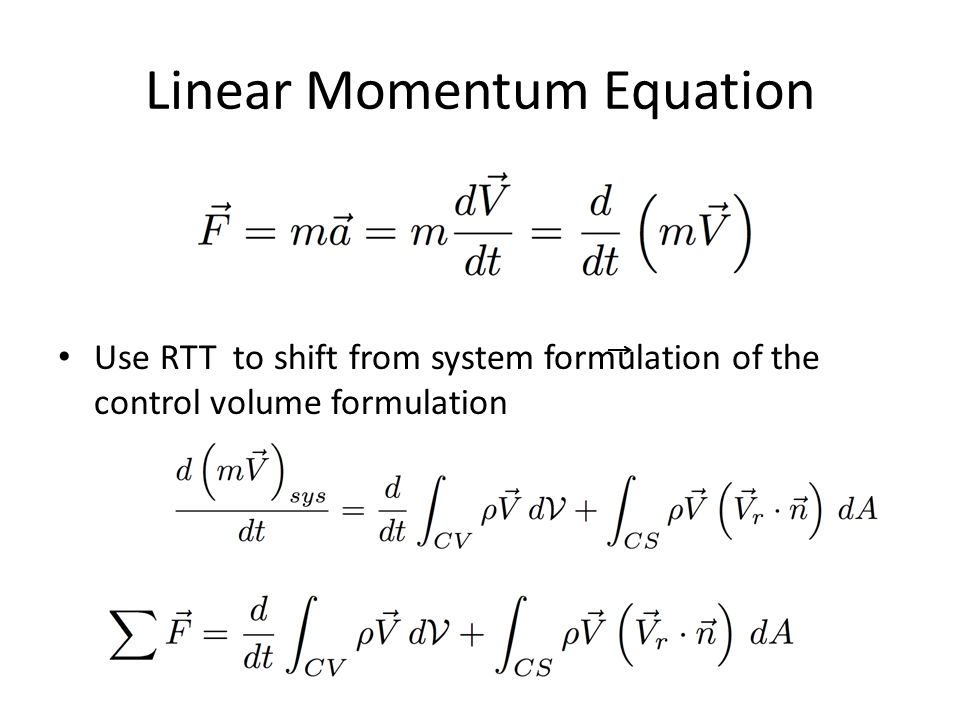 Pharos University ME 259 Fluid Mechanics Lecture # 5 Dr. A. Shibl Momentum  Equation. - ppt download
