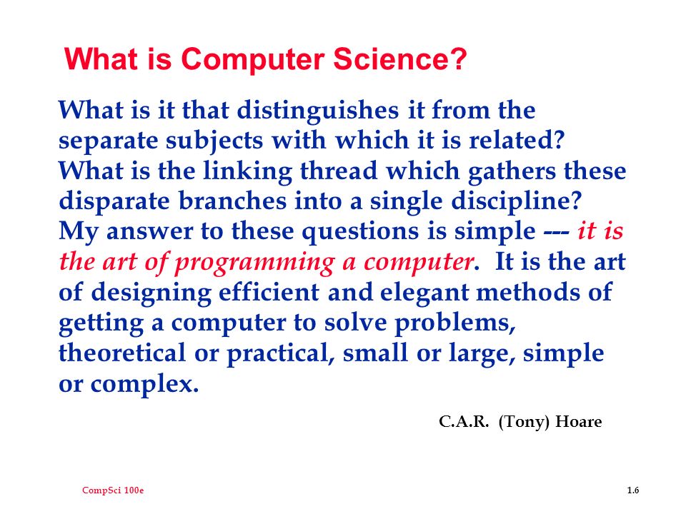 CompSci 100e1.1 Welcome! Program Design and Analysis II for Engineers ... image.