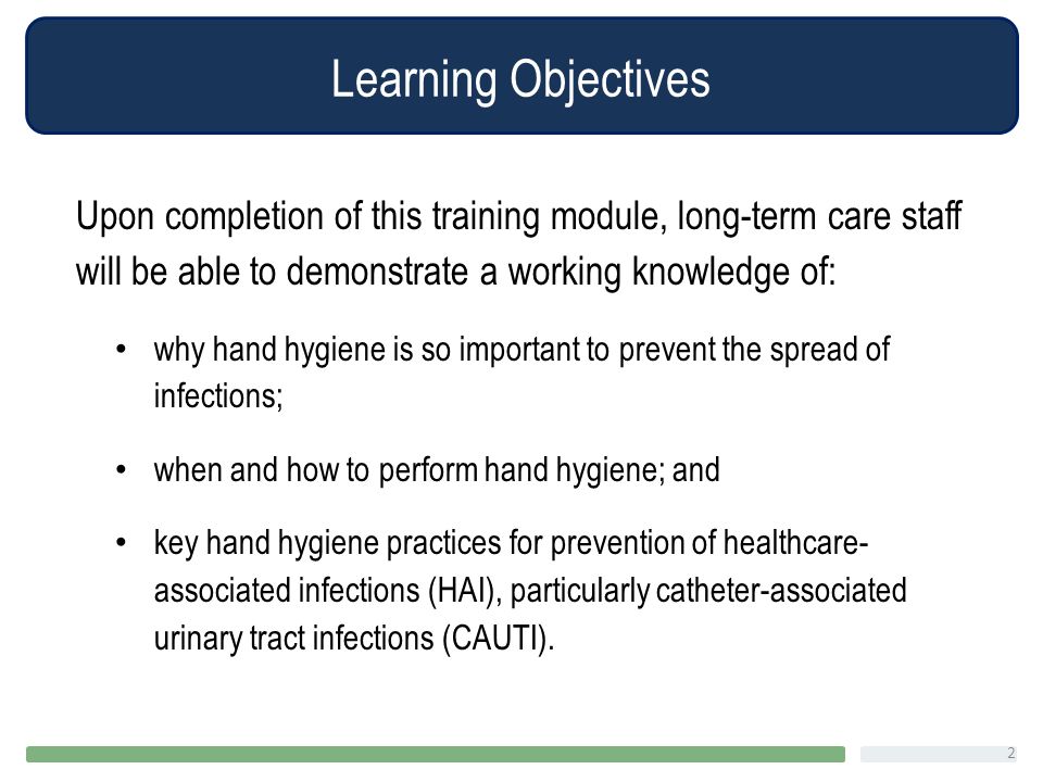 Ahrq Safety Program For Long Term Care Hais Cauti The How To Of Hand