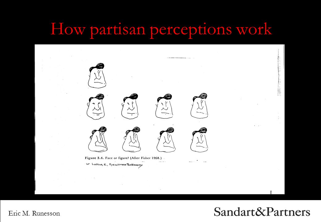 How partisan perceptions work Eric M. Runesson