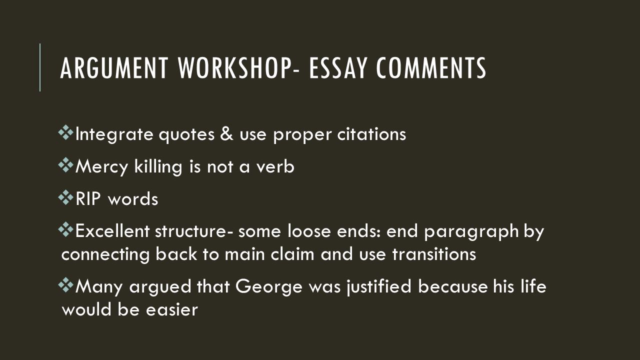 Todays Objectives Review And Reflect On Our Argument Essays Analyze Argument Starting A Business Essay also Health And Social Care Essays Business Essays Samples