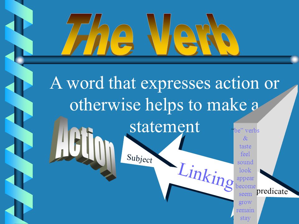 . What is a VERB