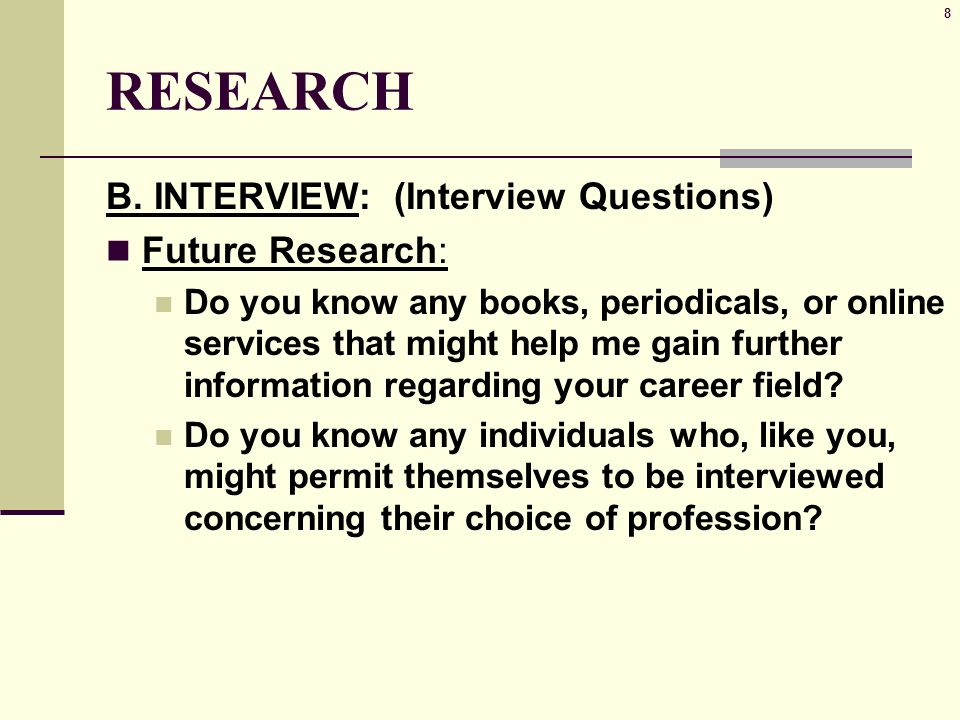 How do research help you