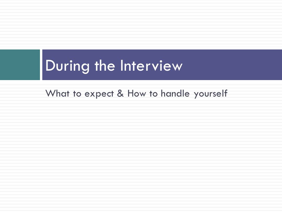 interview essentials office of career services 533 baker university how to handle yourself in an interview