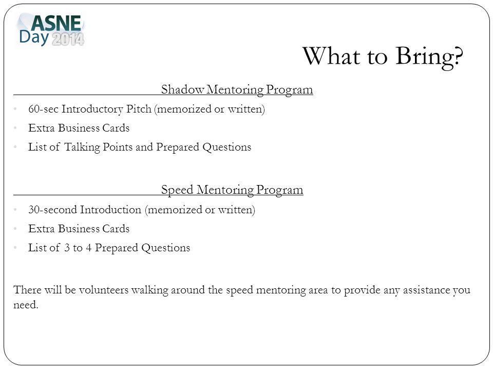Mentoring cards speed Speed Networking:
