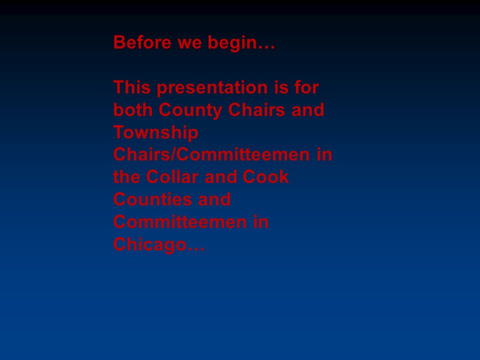 The Republican County Chairman S Battle Plan For Building A