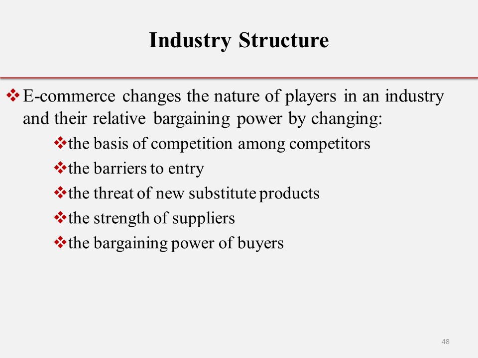 e commerce industry structure