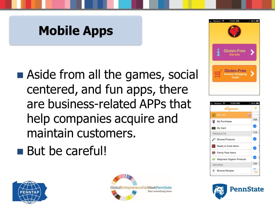 Aside from all the games, social centered, and fun apps, there are business-related APPs that help companies acquire and maintain customers.