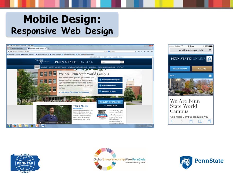 Mobile Design: Responsive Web Design Mobile Design: Responsive Web Design