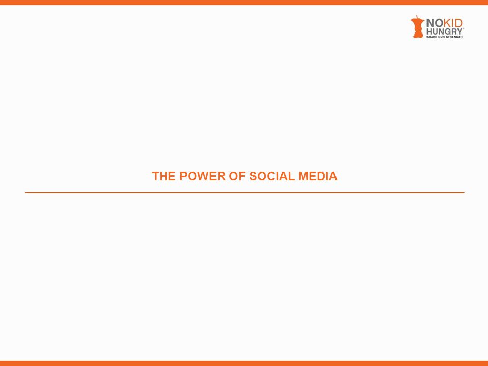 THE POWER OF SOCIAL MEDIA